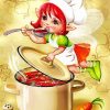 Fairy Girl Chef Paint By Numbers