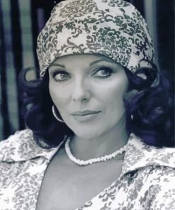 Gorgeous Joan Collins Paint By Numbers