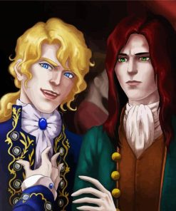 Interview With The Vampire Characters Art Paint By Numbers