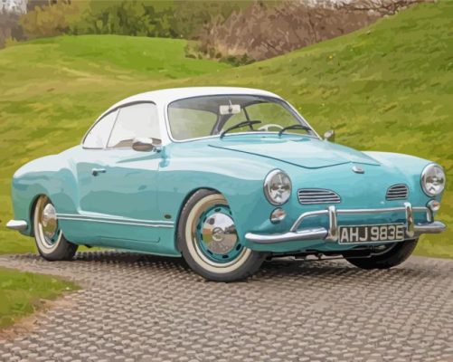 Karmann Ghia Paint By Numbers