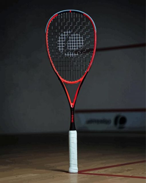 Red Squash Racquet Paint By Numbers