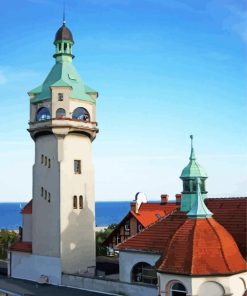 Sopot Lighthouse Paint By Numbers