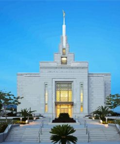 Tegucigalpa Honduras Temple Paint By Numbers