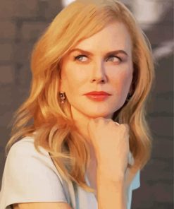 The Beautiful Nicole Kidman Paint By Numbers