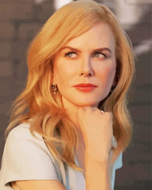 The Beautiful Nicole Kidman Paint By Numbers