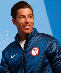 The Snowboarder Shaun White Paint By Numbers