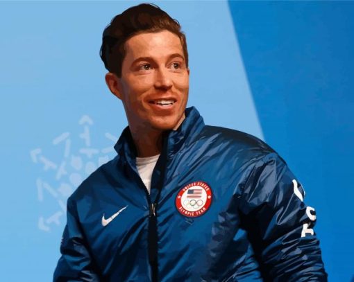 The Snowboarder Shaun White Paint By Numbers