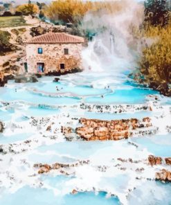 Tuscany Hot Spring Paint By Numbers