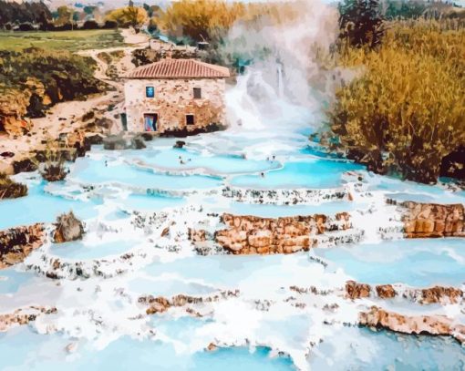 Tuscany Hot Spring Paint By Numbers