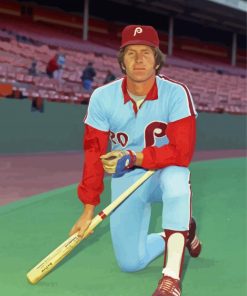 Vintage Mike Schmidt Paint By Numbers