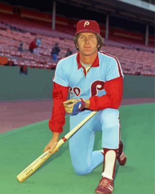 Vintage Mike Schmidt Paint By Numbers