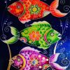 Whimsical Fish Paint By Numbers