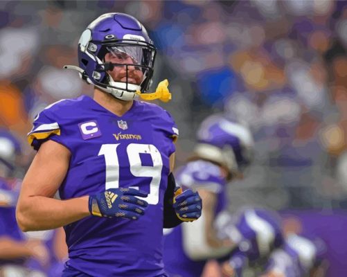 Aesthetic Adam Thielen Paint By Numbers