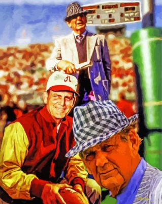 Alabama Paul Bear Bryant Paint By Numbers