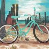 Aqua Beach Bike Paint By Numbers