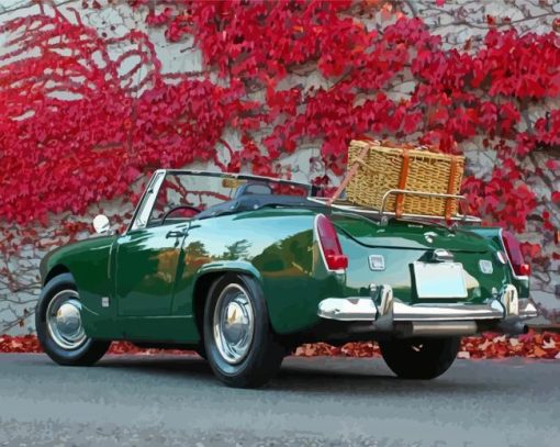 Austin Healey Sprite Paint By Numbers