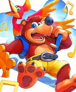 Banjo Kazooie Characters Paint By Numbers