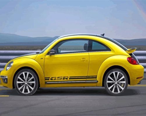 Beetle GSR Car Paint By Numbers