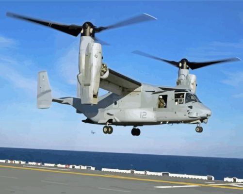 Bell Boeing V22 Osprey Landing Paint By Numbers