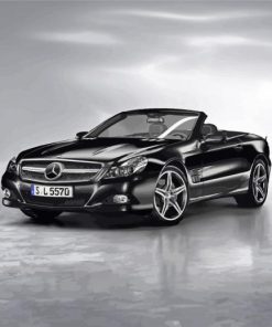 Black Mercedes Slk Paint By Numbers