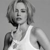 Black And White Sharon Stone Paint By Numbers