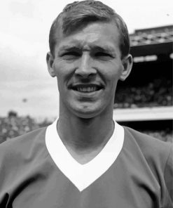 Black And White Young Alex Ferguson Paint By Numbers