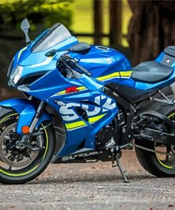 Blue Suzuki Gsxr Paint By Numbers