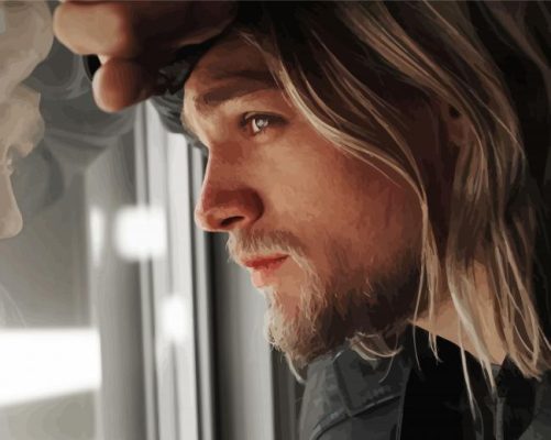 Charlie Hunnam Side Profile Paint By Numbers