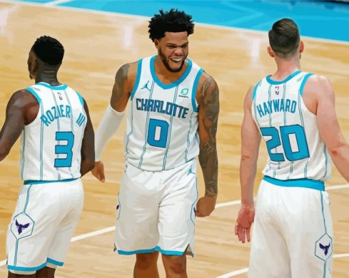 Charlotte Hornets Team Paint By Numbers