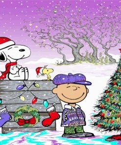 Christmas Charlie Brown Art Paint By Numbers