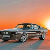 Classic Grey Shelby Mustang Car Paint By Numbers