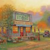 Country Store In Woods Paint By Numbers