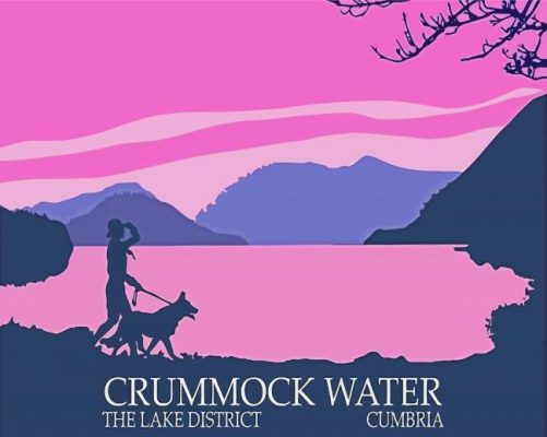 Crummock Water Lake Disctrict Poster Paint By Numbers