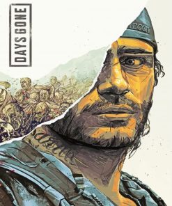 Days Gone Illustration Poster Paint By Numbers