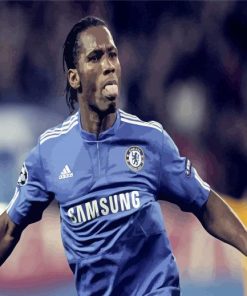 Didier Drogba Football Player Paint By Numbers