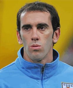 Diego Godin Footballer Paint By Numbers