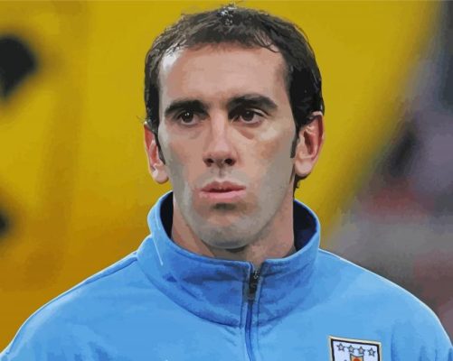 Diego Godin Footballer Paint By Numbers