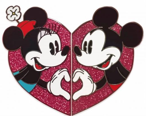 Disney Valentine Art Paint By Numbers