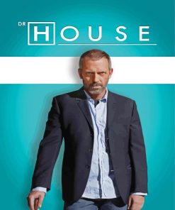 Dr House Serie Poster Paint By Numbers