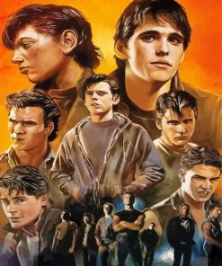 Drama Film The Outsiders Paint By Numbers