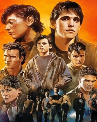 Drama Film The Outsiders Paint By Numbers