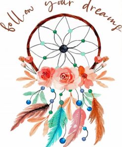 Dreamcatcher Follow Your Dreams Art Paint By Numbers