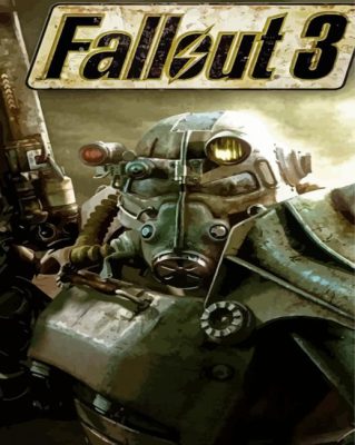 Fallout 3 Video Game Paint By Numbers