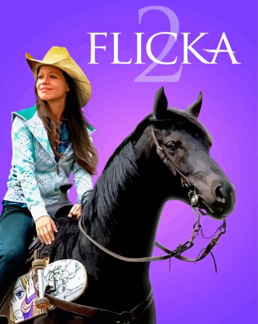 Flicka Poster Paint By Numbers