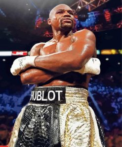 Floyd Mayweather American Boxer Paint By Numbers