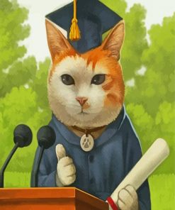 Graduated Cat Paint By Numbers