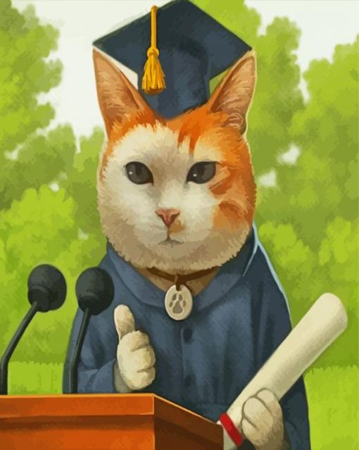 Graduated Cat Paint By Numbers