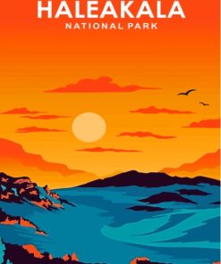 Haleakala National Park Poster Paint By Numbers