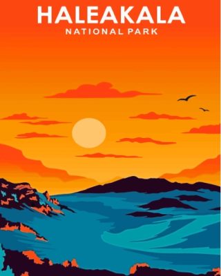 Haleakala National Park Poster Paint By Numbers