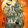 Halloween Haunted Property Paint By Numbers